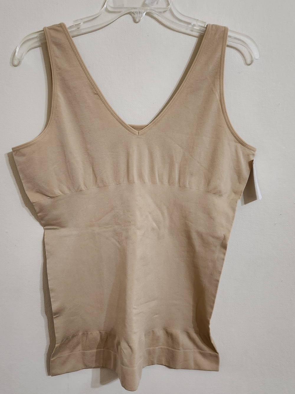 Dress Barn Beige V-Neck Shaping Tank